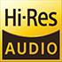 Hi Res Audio logo.
