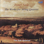 Cover of Josef Suk - The Works for String Quartet, the Suk Quartet