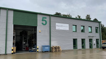 The Presto Music warehouse building.